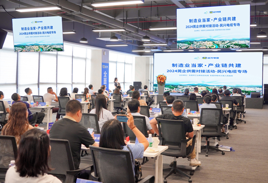 推动产业链协同发展，，，，，2024莞企供需对接专场活动在彩运网电缆举行
